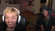 Jasontheween and D4vd while listening to the first edition of "Summer Uptown" (Image via JasonTheWeen Live/YouTube)